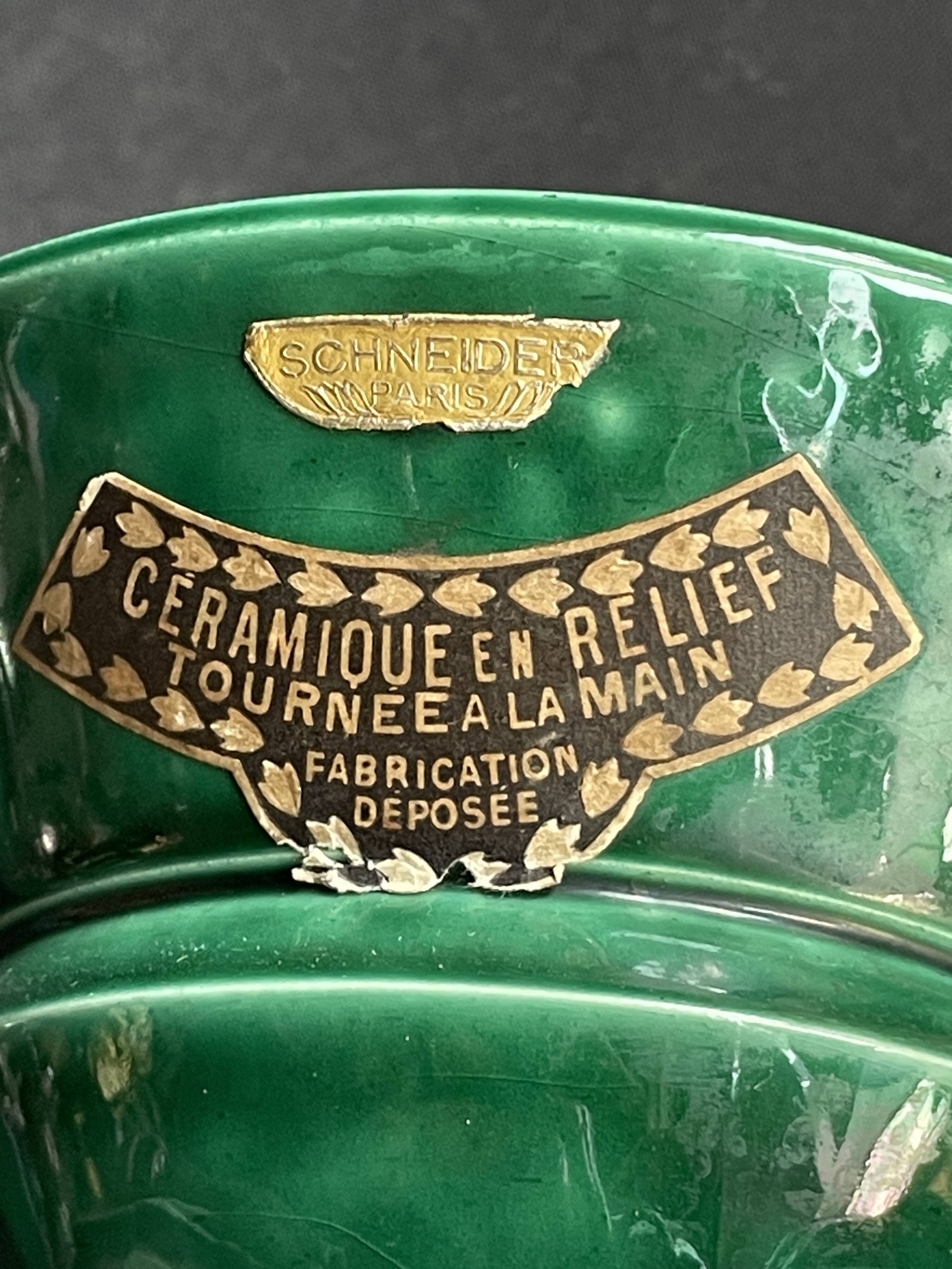 Schneider ceramic vase