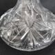 Bohemian cut crystal wine decanter