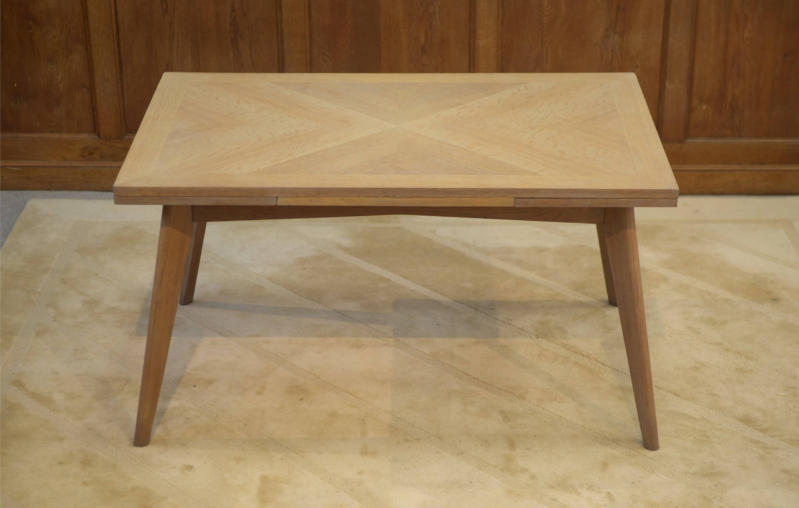 Table en chêne cérusé 1960’s