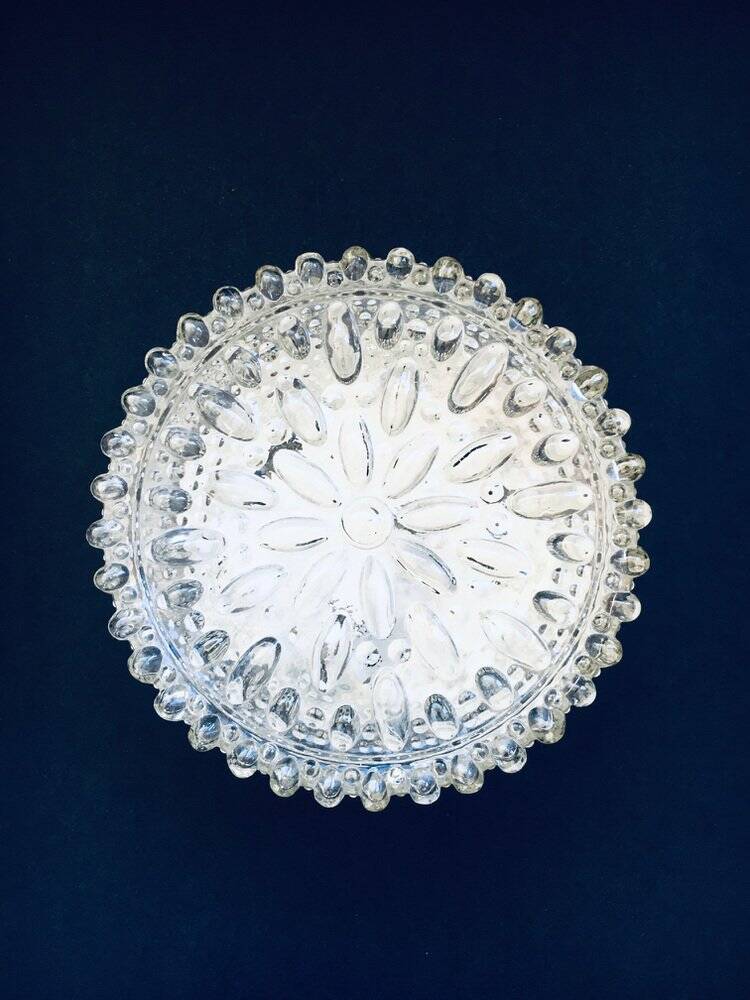 Wall lamp in glass by Helena Tynell for Glashütte Limburg, 1960s