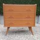 Vintage chest of drawers with compass feet