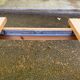 Scandinavian extendable dining table renovated in solid wood 180cm