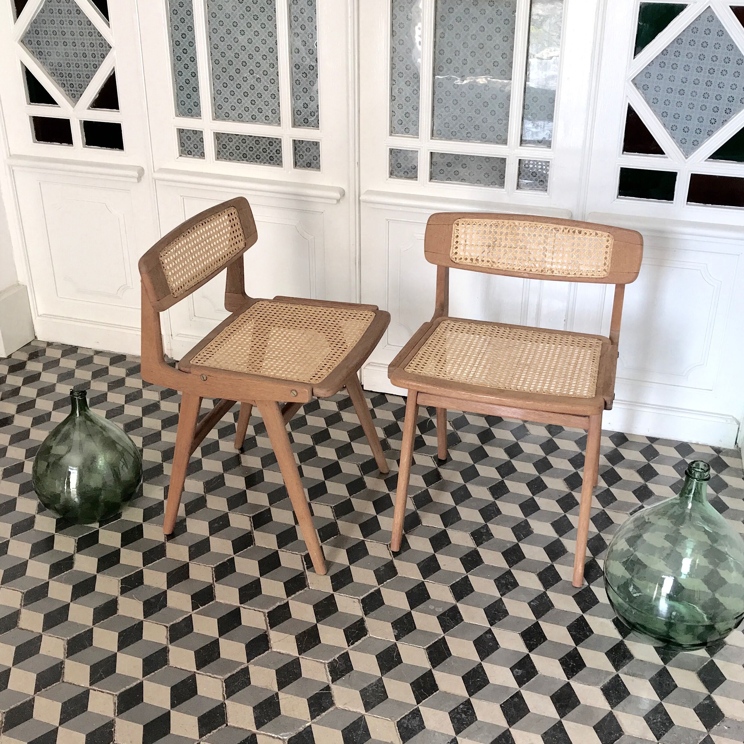 Lot de 2 Chaises Roger Landault