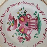Set of 6 plates with birds and roosters.