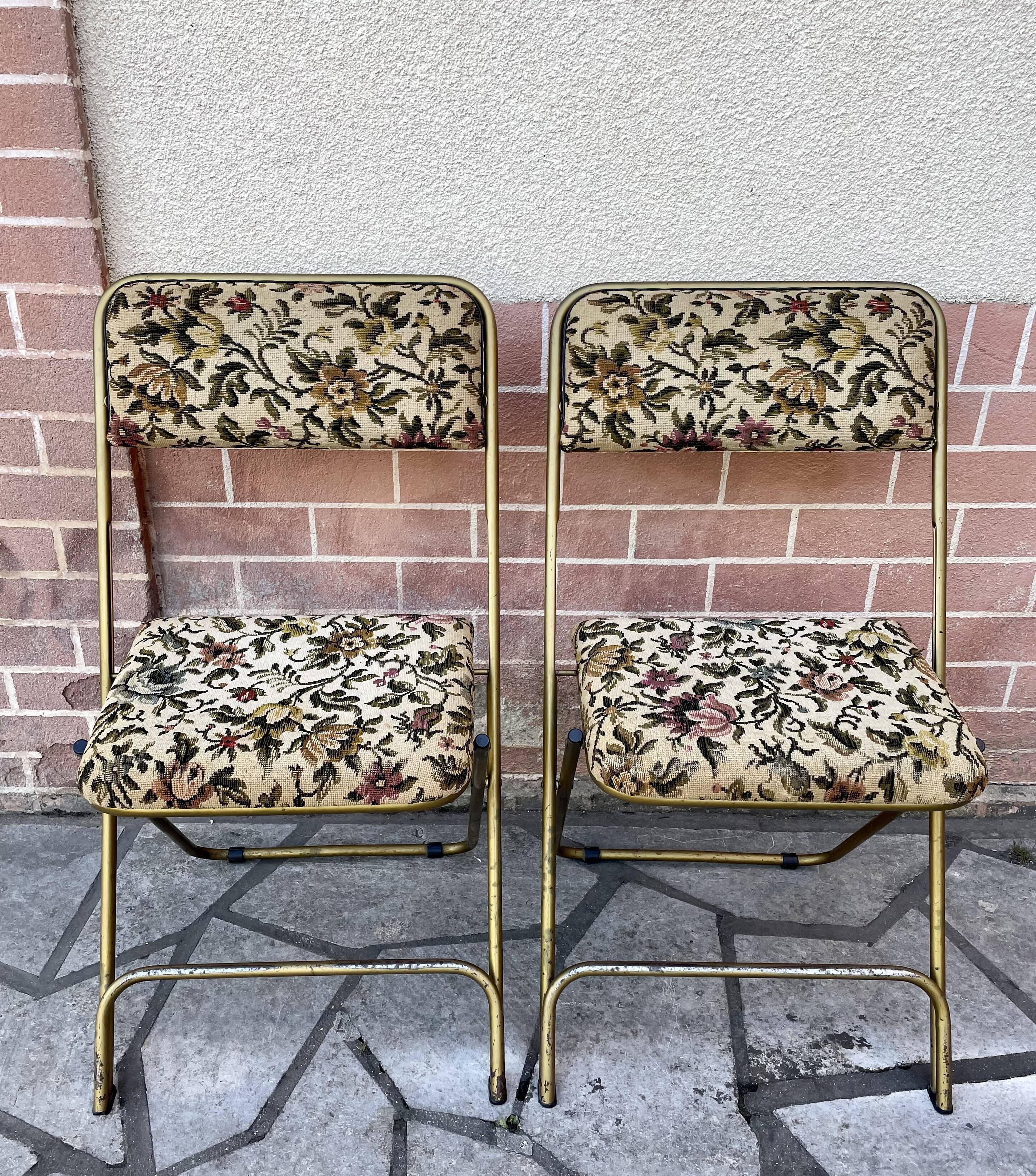 Folding chairs Lafuma tapestry