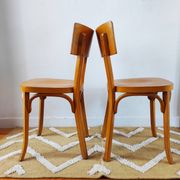 Pair of Baumann bistro chairs