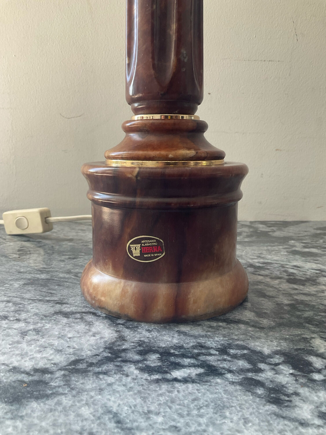 Herna marble lamp base from the 1970s