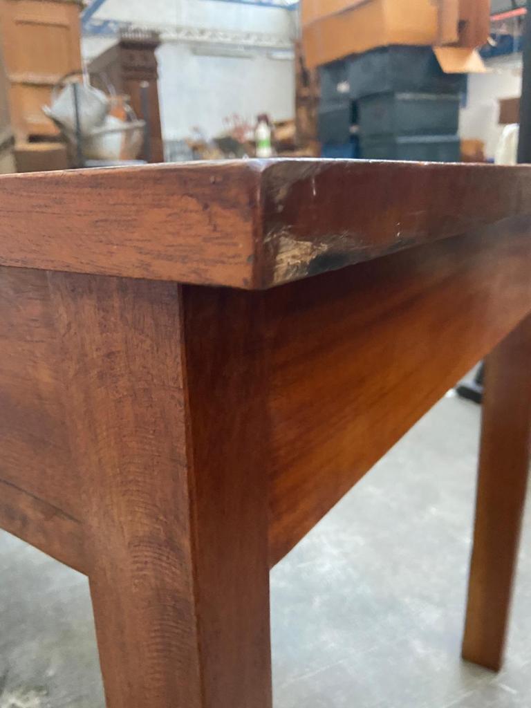 Mahogany farmhouse table 1950