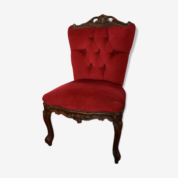 Fauteuil en velours