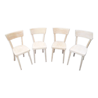Series of 4 Baumann bistro chairs