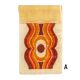 Tapis orange 'Waves' Space Age