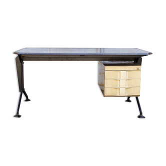Arco Series Desk with drawer by BBPR for Olivetti Synthesis, 1960s
