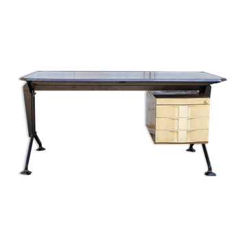 Bureau série Arco avec tiroir par BBPR pour Olivetti Synthesis, années 1960