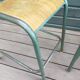 Lot de 10 chaises hautes d'école Mullca