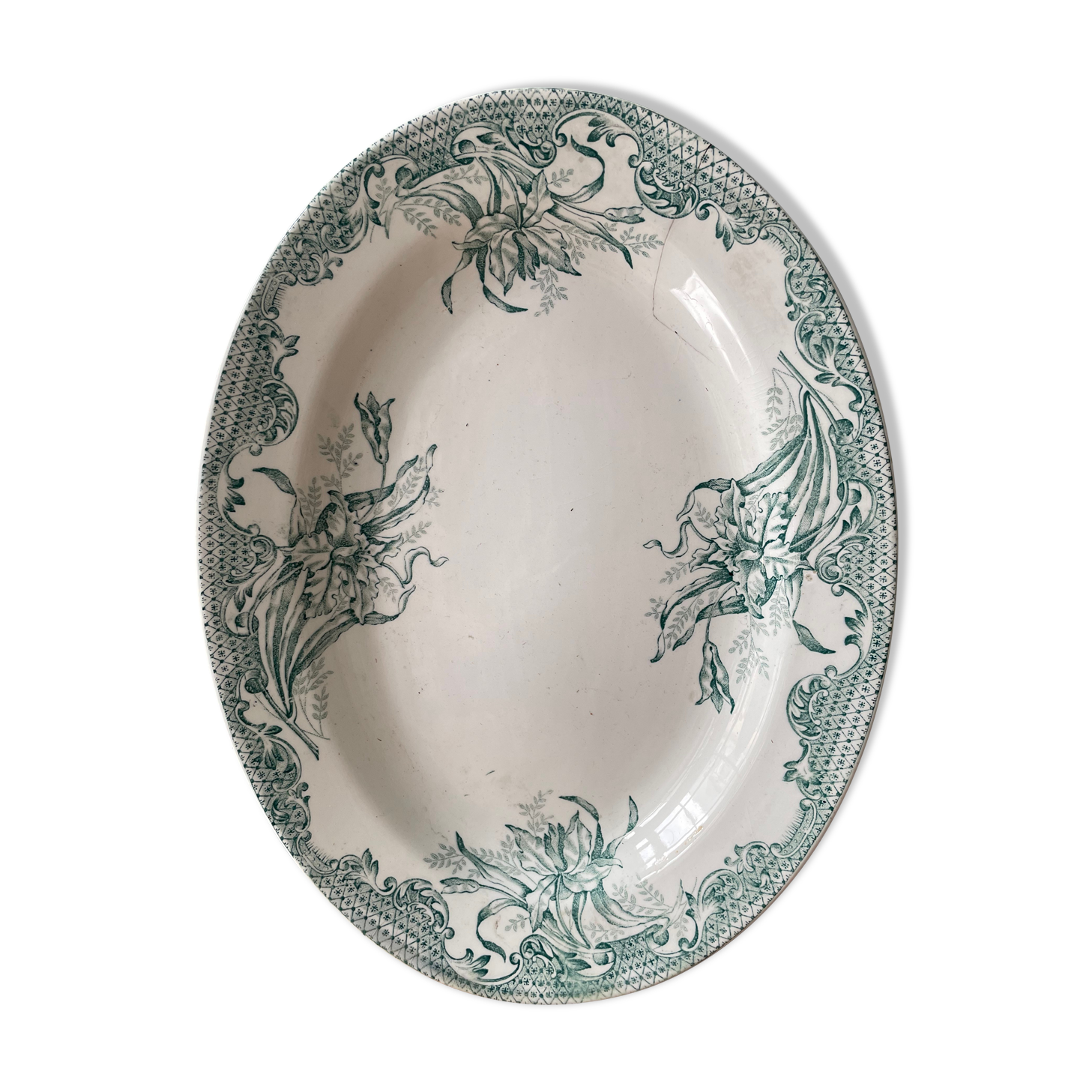 Ancient dish 1900 Iron Land