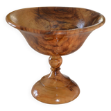 Coupe sur pied en bois d'olivier