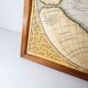 Frame and map "Orbis terrae compendiosa descriptio", Reproduction of an engraving Gérard Mercator