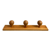 Maison Regain 1980 wooden wall coat rack