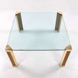 Glass coffee table design by Peter Ghyczy 1970s model T14
