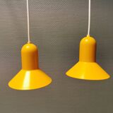 Two confetti lamps