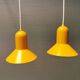 Two confetti lamps