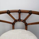 Bamboo throne chair