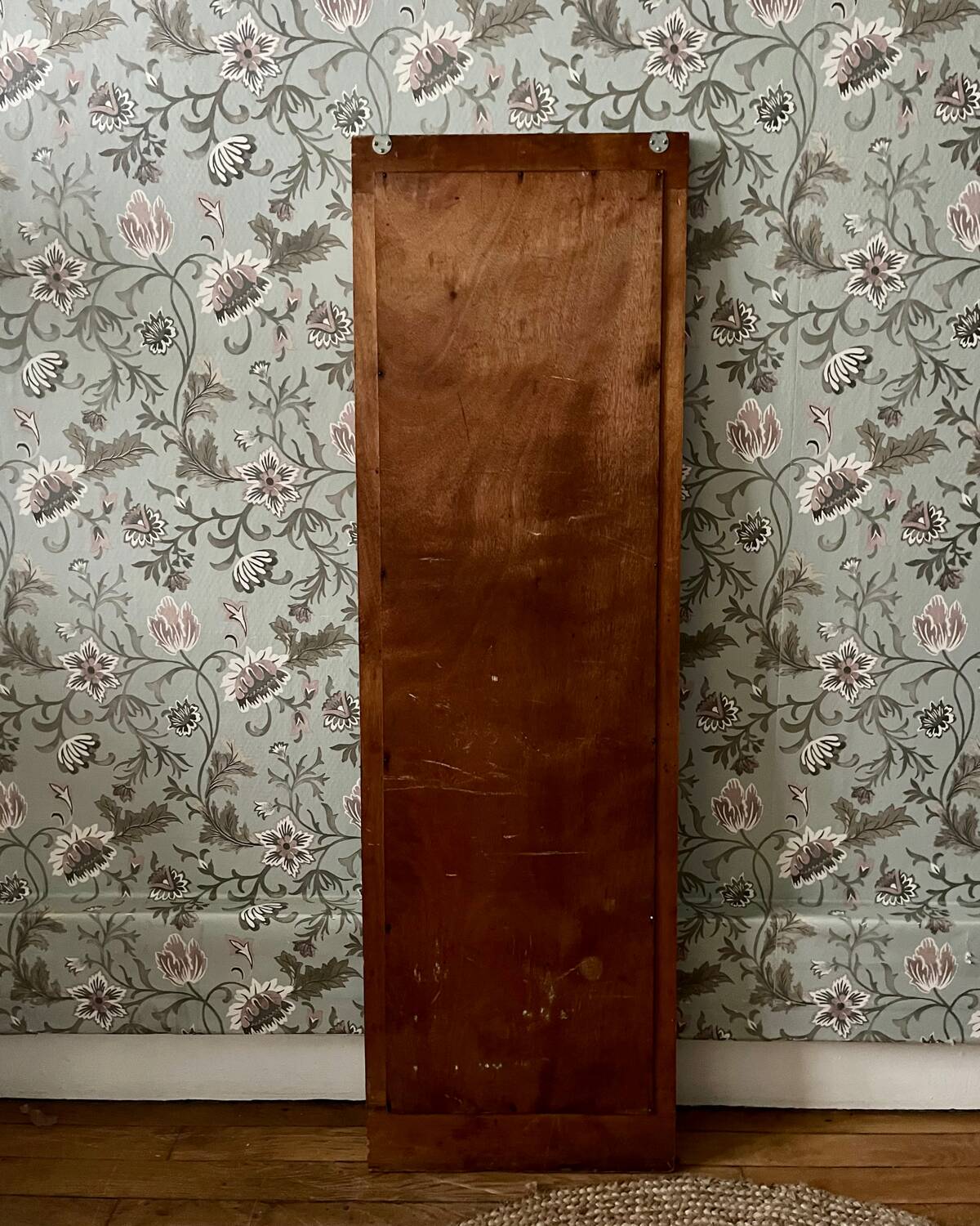 Large rectangular beveled mirror