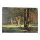 Lumière en Sous‑Bois, huile sur toile