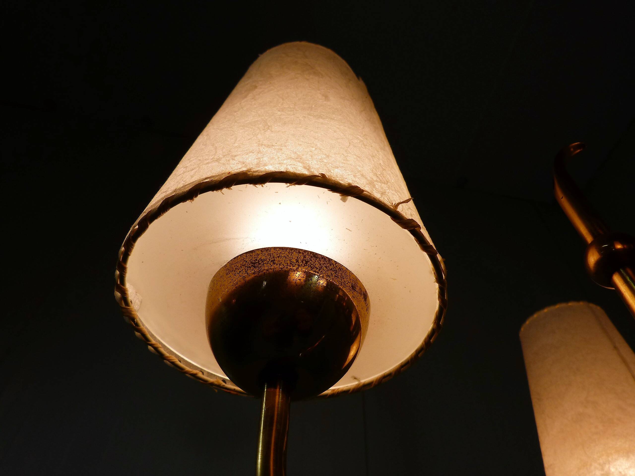 Large brass chandelier Finland 1950’s