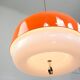Rare lampe à pendentif Méduse XXL orange de Guzzini, années 1970