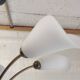 5-light chandelier in metal and opaline - mid-20th century