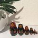 Vintage ancient Russian Matriochka dolls