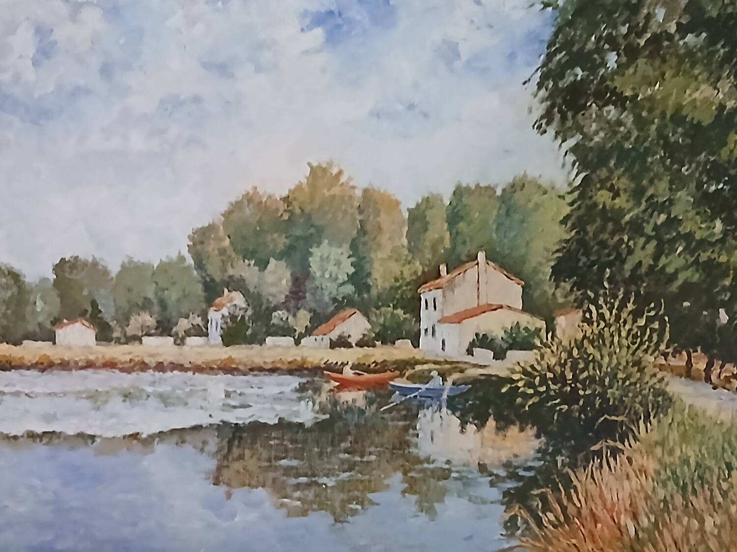 Oil on canvas - landscape