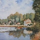 Oil on canvas - landscape