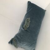 Vintage old velvet cushion