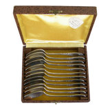 Set of twelve small teaspoons