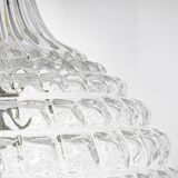 Stunning crystal glass pendant, Peill & Putzler, Germany, 1970s