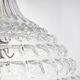 Stunning crystal glass pendant, Peill & Putzler, Germany, 1970s