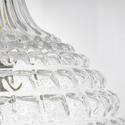 Stunning crystal glass pendant, Peill & Putzler, Germany, 1970s