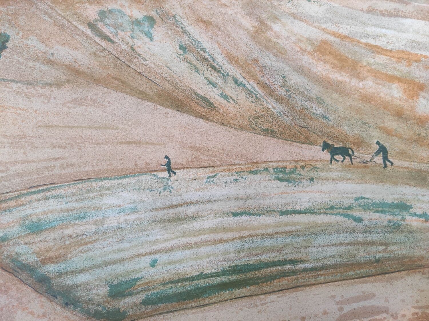 Lithograph of Alain Bonnefoit