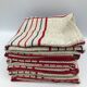 Nappe and 6 old cotton and linen towels