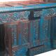 Damchaya blue chest original piece old teak with secrets