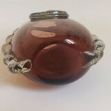 Murano crystal vase height 18.3 cm