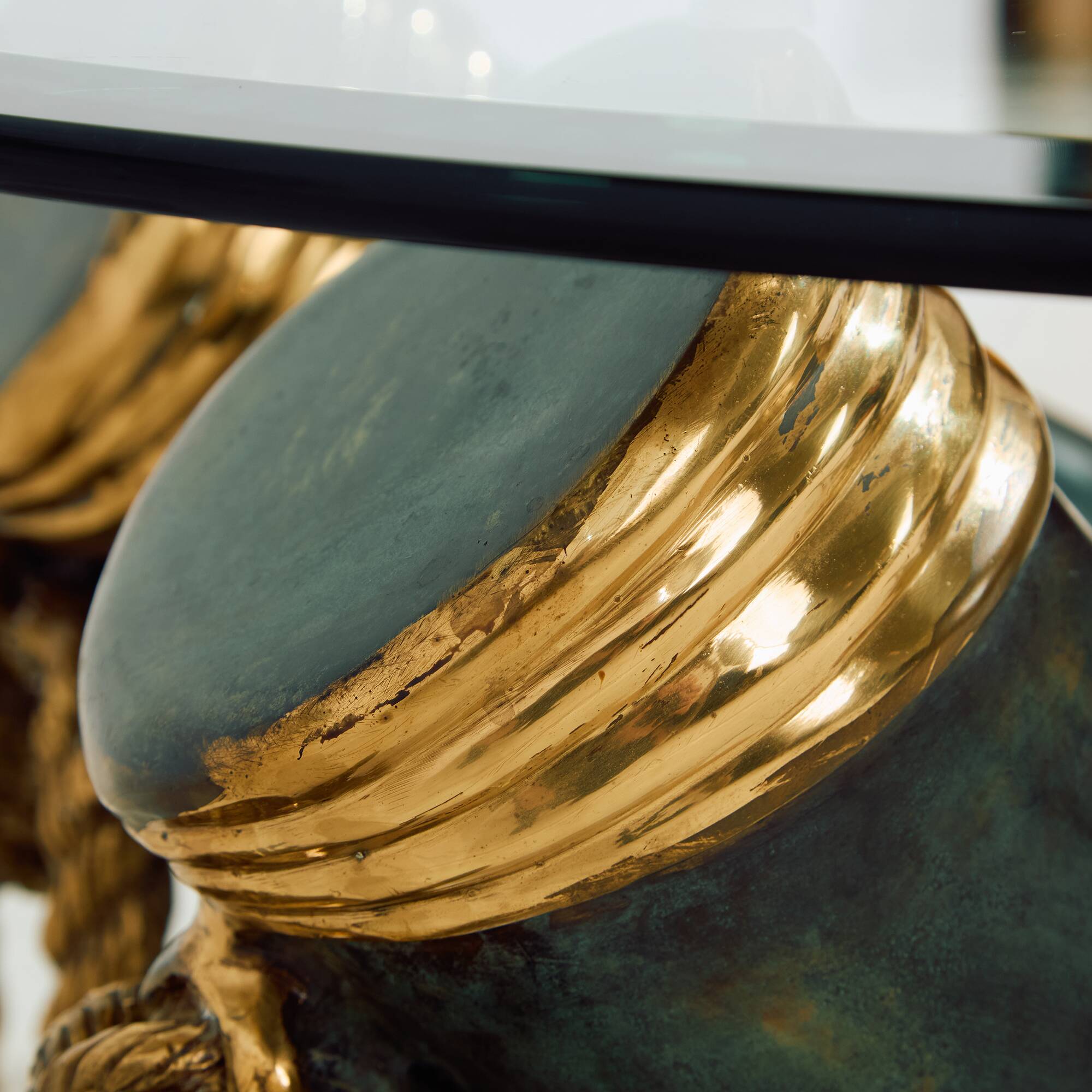 Bronze coffee table by Italo Valenti for Valenti Spain