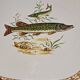 Lonchamp fish service: 12 plates and a dish