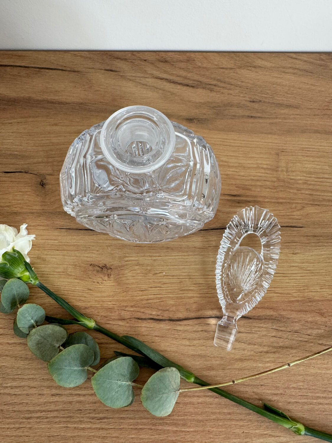 Vintage crystal carafe