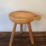 Wooden tripod stool