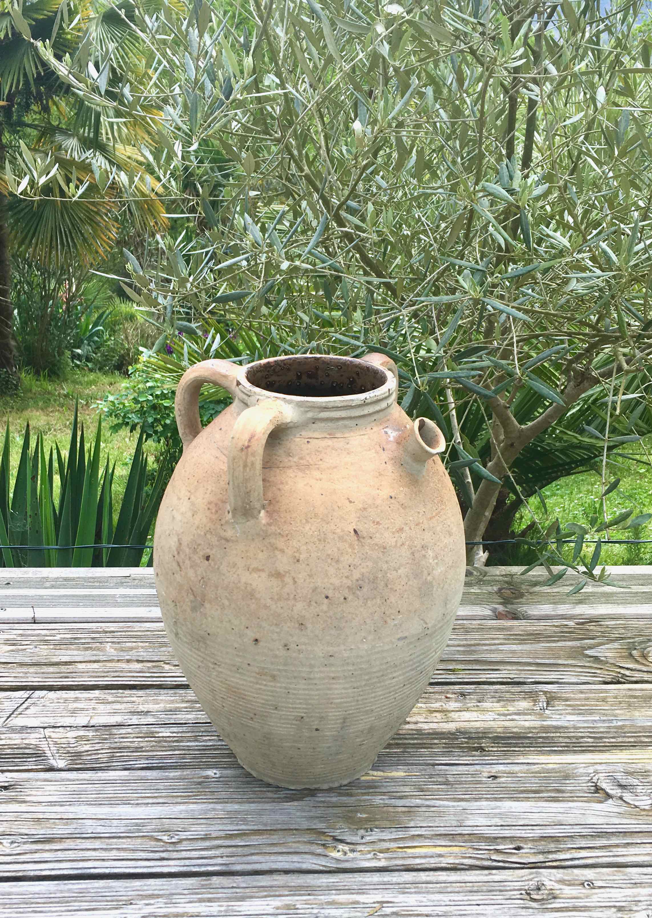 Antique terracotta jar