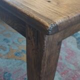 Large solid oak farmhouse table with two drawers 260 cm x 100 cm