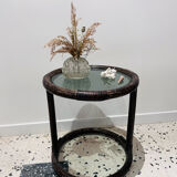 Rattan bedside table or end of sofa
